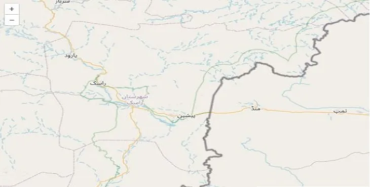 دانلود نقشه شهرستان راسک + pdf با کیفیت بالا