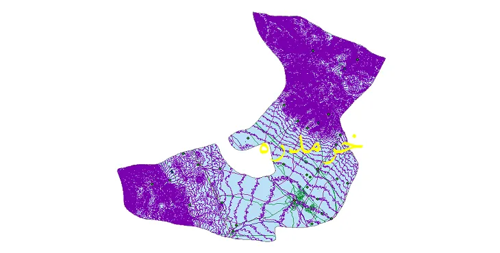 دانلود نقشه های شیپ فایل شهرستان خرمدره + کاملترین لایه GIS