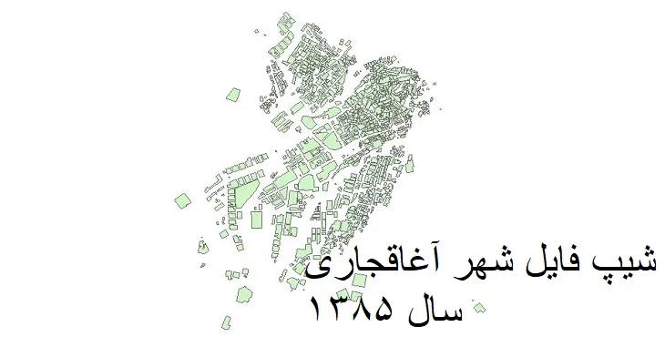 دانلود شیپ فایل بلوک آماری شهر آغاجاری