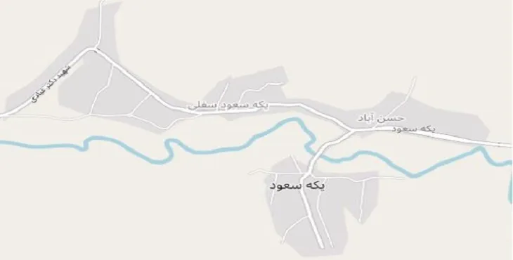 دانلود نقشه شهر یکه سعود + pdf با کیفیت بالا