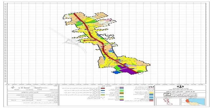 دانلود آلبوم نقشه های طرح جامع-تفصیلی شهر اسالم