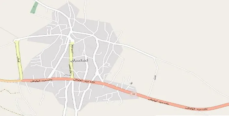 دانلود نقشه شهر کشکسرای + pdf با کیفیت بالا