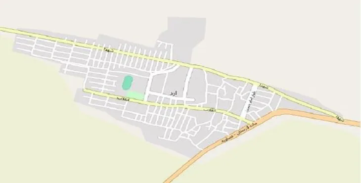 دانلود نقشه شهر ارد + pdf با کیفیت بالا