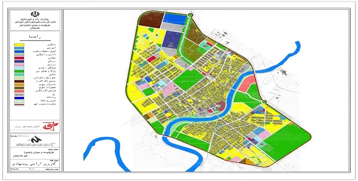 دانلود آلبوم نقشه های طرح جامع شهر هندیجان