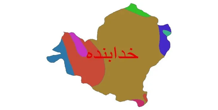 نقشه شیپ‌ فایل اقلیم‌شناسی شهرستان خدابنده + 7 لایه اقلیمی