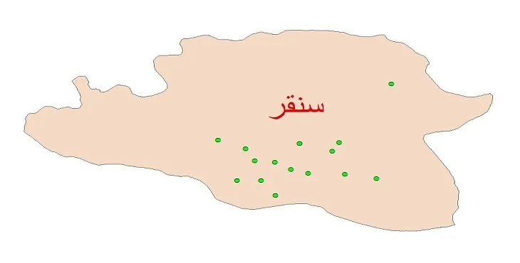 دانلود نقشه شیپ فایل کیفیت آب چاه های شهرستان سنقر