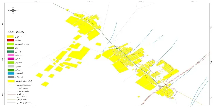 نقشه شیپ فایل (GIS) هماشهر سیرجان 1404 + عکس با کیفیت