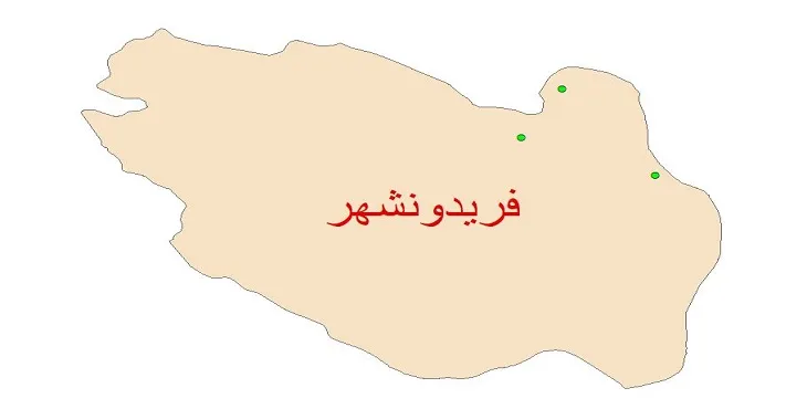 دانلود نقشه شیپ فایل کیفیت آب چاه های شهرستان فریدونشهر