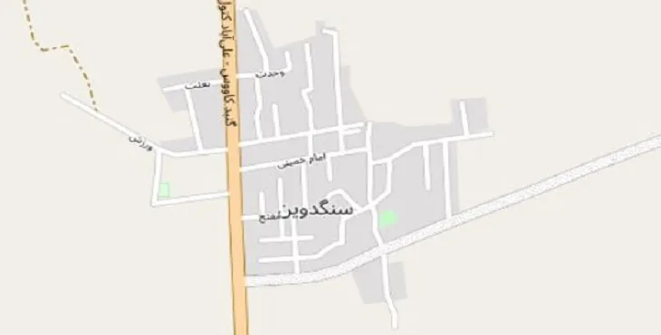 دانلود نقشه شهر سنگدوین + pdf با کیفیت بالا