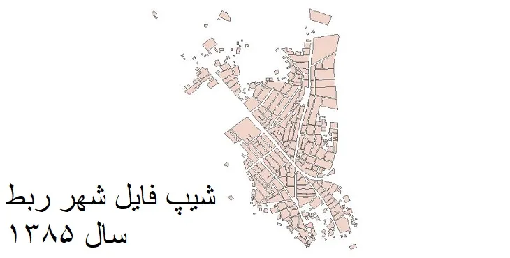 دانلود شیپ فایل بلوک آماری شهر ربط