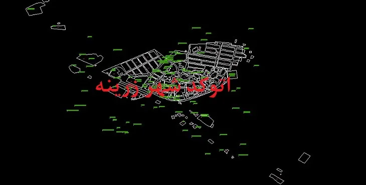 دانلود نقشه اتوکد شهر زرینه