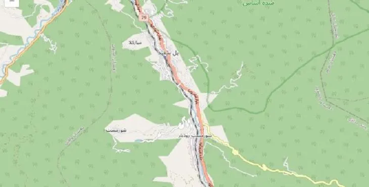 دانلود نقشه شهر پل سفید + pdf با کیفیت بالا