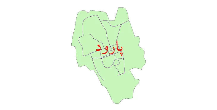 دانلود نقشه شیپ فایل شبکه معابر شهر پارود