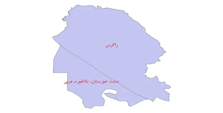 دانلود نقشه شیپ فایل (لایه GIS) ساختار زمین ساختی استان خوزستان