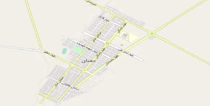 دانلود نقشه شهر جغتای + pdf با کیفیت بالا