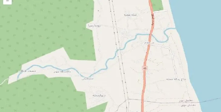 دانلود نقشه شهر چوبر + pdf با کیفیت بالا