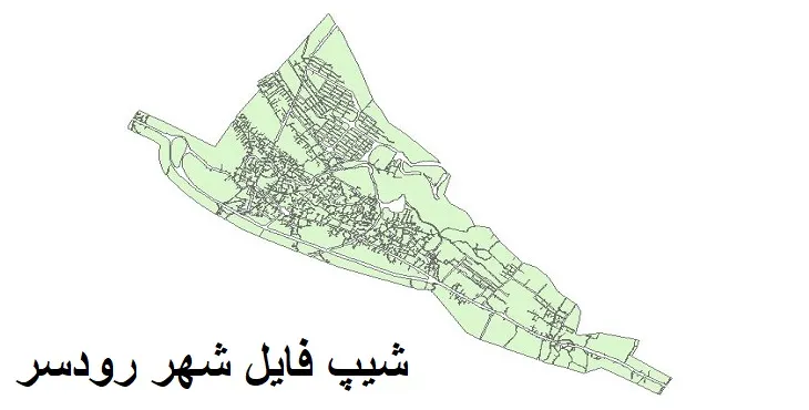 دانلود شیپ فایل بلوک آماری شهر رودسر