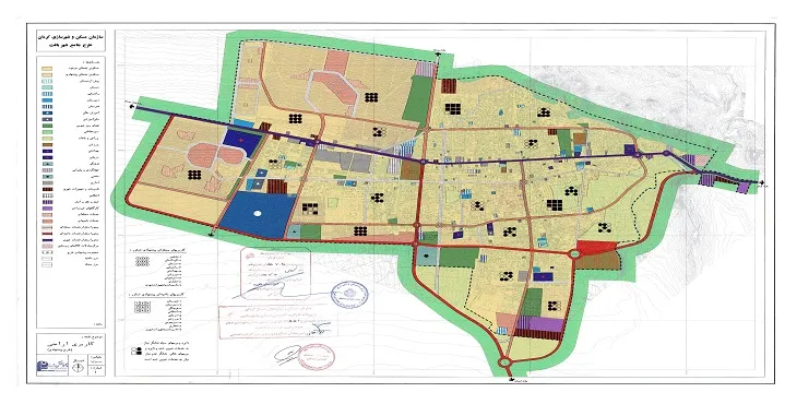 دانلود طرح جامع شهر بافت سال 85 + آلبوم نقشه ها
