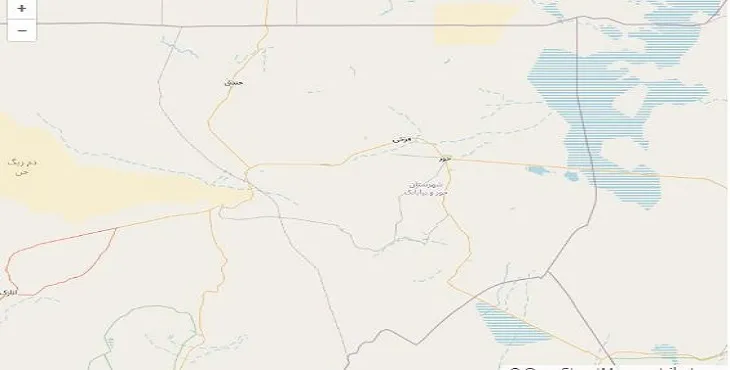 دانلود نقشه شهرستان خور و بیابانک + pdf با کیفیت بالا