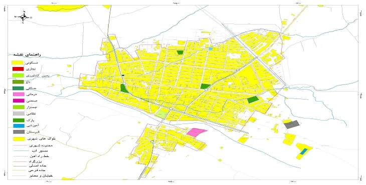 نقشه شیپ فایل (GIS) شهر قره ضیاء الدین 1404 + عکس با کیفیت