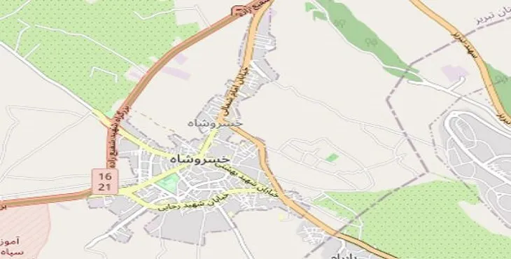 دانلود نقشه شهر خسروشاه + pdf با کیفیت بالا