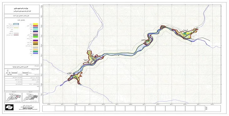 دانلود نقشه کاربری اراضی شهر آسارا | وضع موجود+پیشنهادی