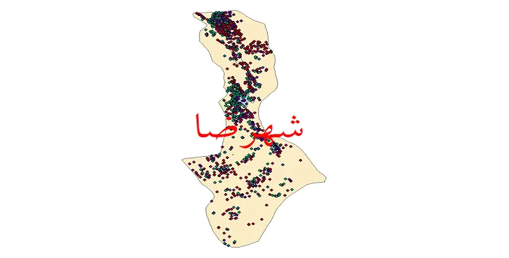 دانلود نقشه جمعیت نقاط شهری و روستایی شهرستان شهرضا از سال 1335 تا 1395