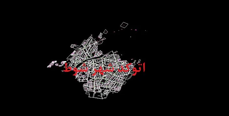دانلود نقشه اتوکد شهر شوط
