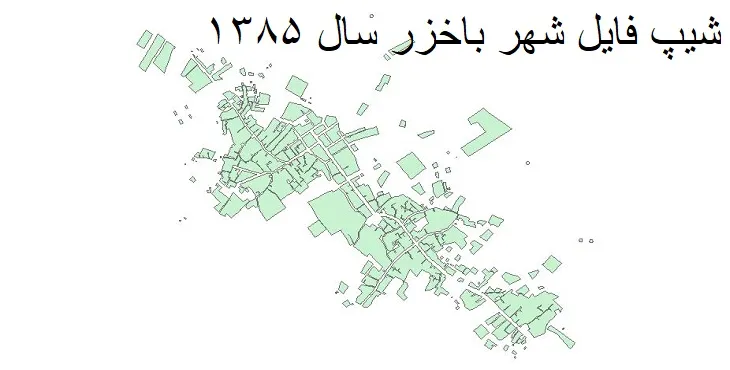 دانلود شیپ فایل بلوک آماری شهر باخرز
