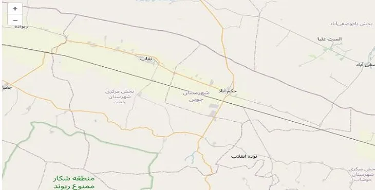 دانلود نقشه شهرستان جوین + pdf با کیفیت بالا