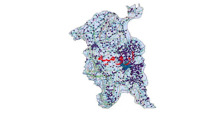 دانلود نقشه های شیپ فایل شهرستان ارومیه + کاملترین لایه GIS