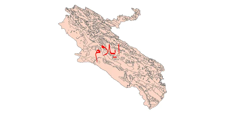 دانلود نقشه شیپ فایل (GIS) کاربری اراضی استان ایلام
