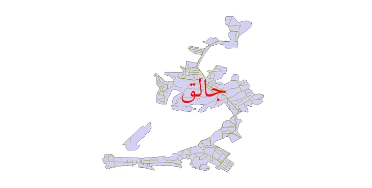دانلود نقشه شیپ فایل شبکه معابر شهر جالق