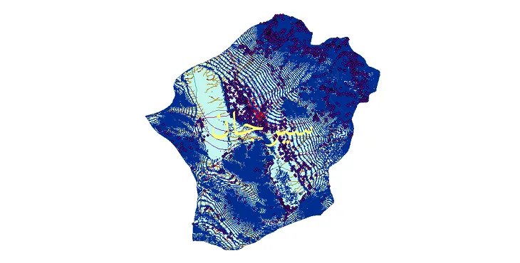 دانلود نقشه های شیپ فایل شهرستان سیرجان + کاملترین لایه GIS