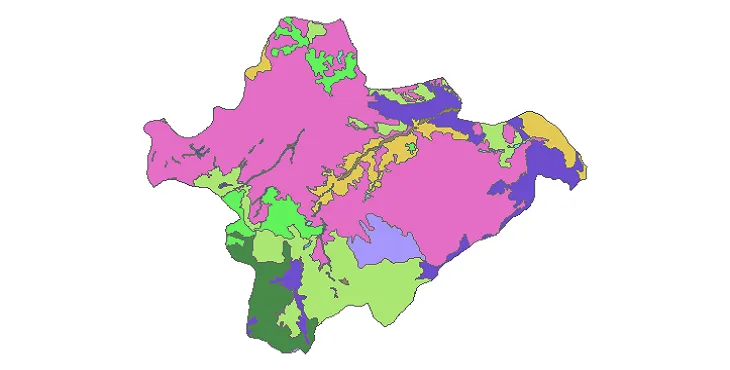 بروزترین نقشه شیپ فایل کاربری اراضی شهرستان چاراویماق + PDF 
