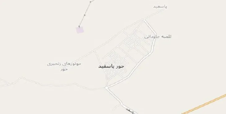 دانلود نقشه شهر حورپاسفید + pdf با کیفیت بالا