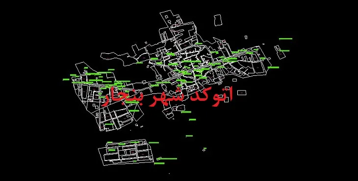 دانلود نقشه اتوکد شهر بنجار
