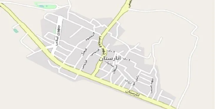 دانلود نقشه شهر انارستان + pdf با کیفیت بالا