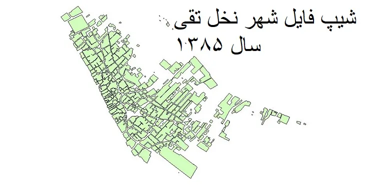 دانلود شیپ فایل بلوک آماری شهر نخل تقی