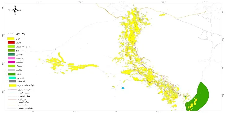 جدیدترین نقشه شهر کیلان | قابل چاپ + کیفیت بالا