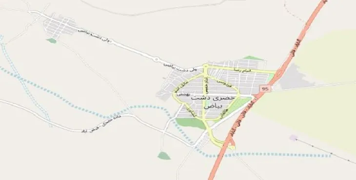 دانلود نقشه شهر خضری و دشت بیاض + pdf با کیفیت بالا