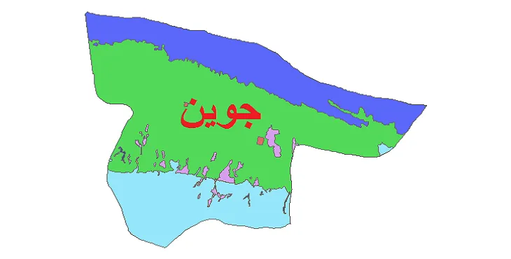 بروزترین نقشه شیپ فایل کاربری اراضی شهرستان جوین + PDF