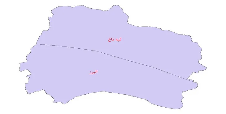 دانلود نقشه شیپ فایل (لایه GIS) ساختار زمین ساختی استان خراسان شمالی