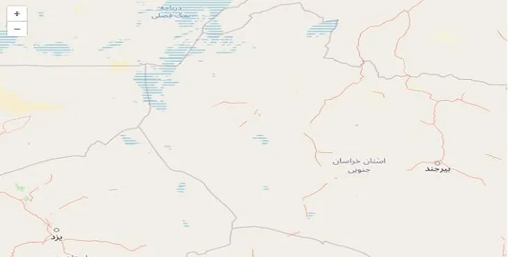دانلود نقشه شهرستان طبس + pdf با کیفیت بالا