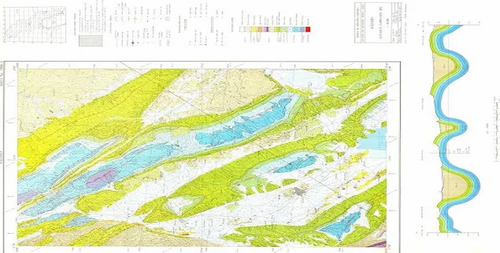 نقشه زمین‌ شناسی محدوده شهری کازرون + تصویر با کیفیت بالا