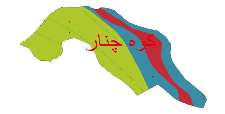 نقشه شیپ‌ فایل اقلیم‌شناسی شهرستان کوه چنار + 7 لایه اقلیمی