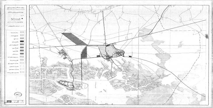  دانلود طرح جامع شهر ماهشهر و سربندر سال 67 + نقشه ها