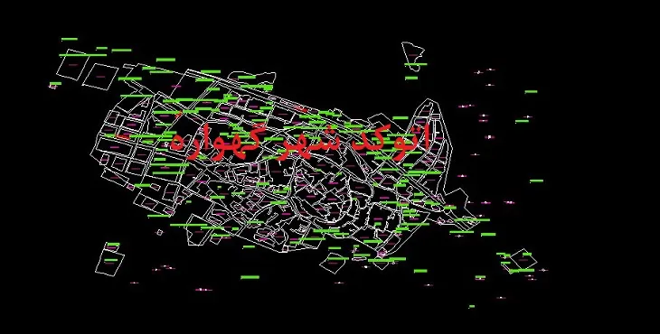 دانلود نقشه اتوکد شهر گهواره