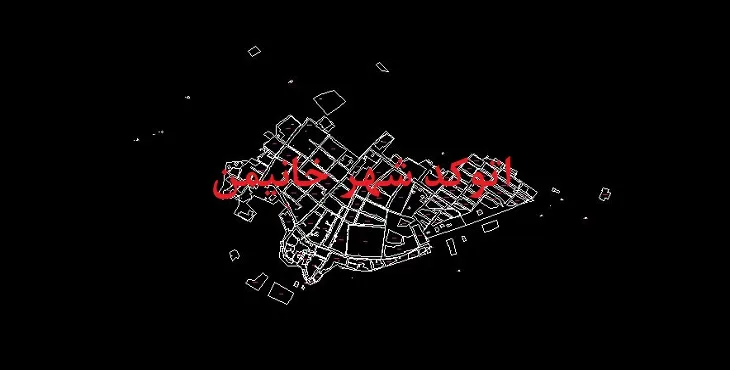 دانلود نقشه اتوکد شهر خانمین