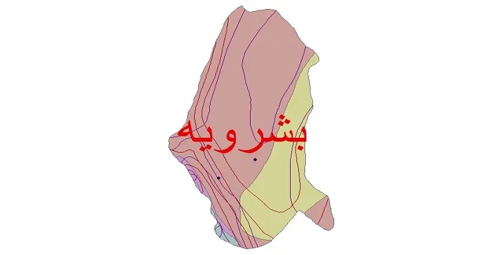 نقشه شیپ‌ فایل اقلیم‌شناسی شهرستان بشرویه + 7 لایه اقلیمی